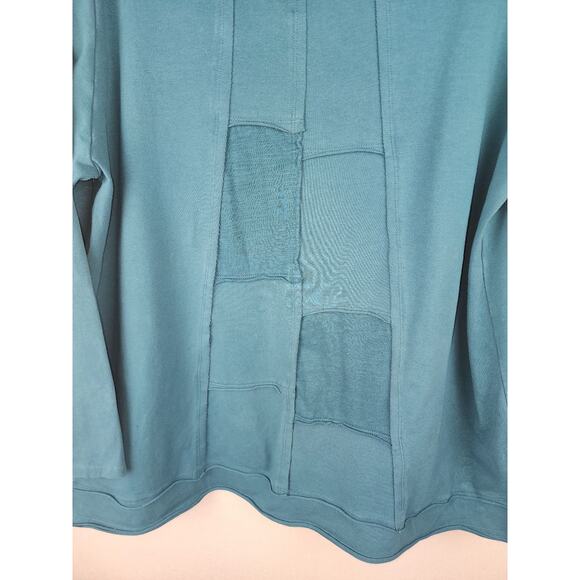 Soft surroundings Tunic Top Womens XL patchwork cabincore cozycore mature comfy - Picture 5 of 10